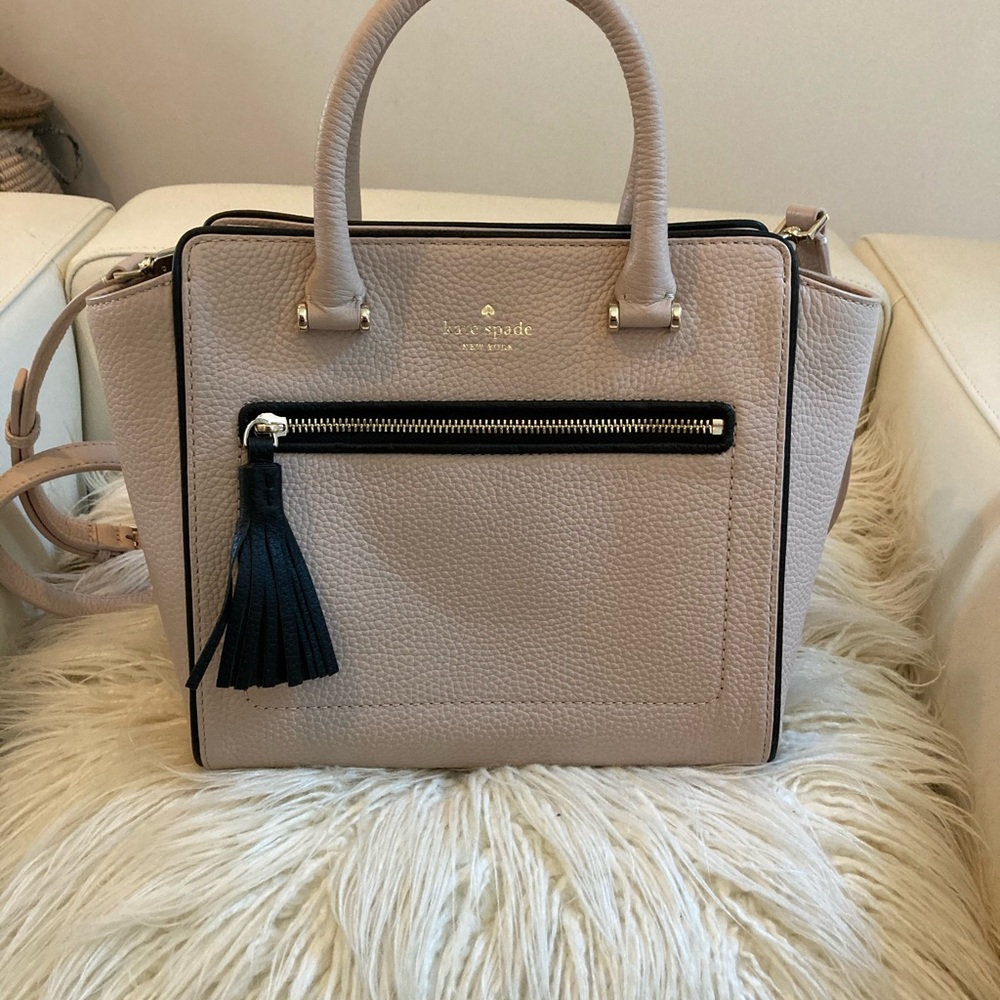 Kate Spade Small Allyn Pebble Leather Satchel